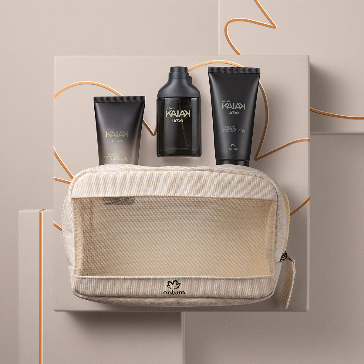 Presente Natura Kaiak Urbe Kit Viagem (4 produtos)